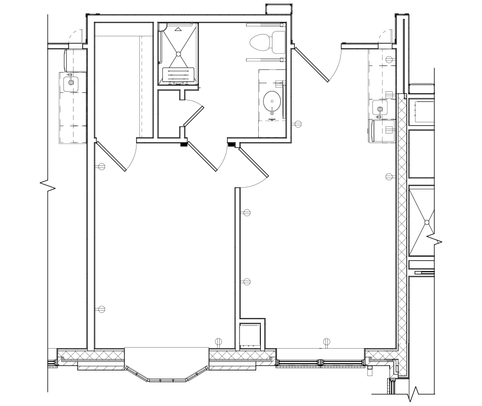 One Bedroom (Personal Care) Blueprint