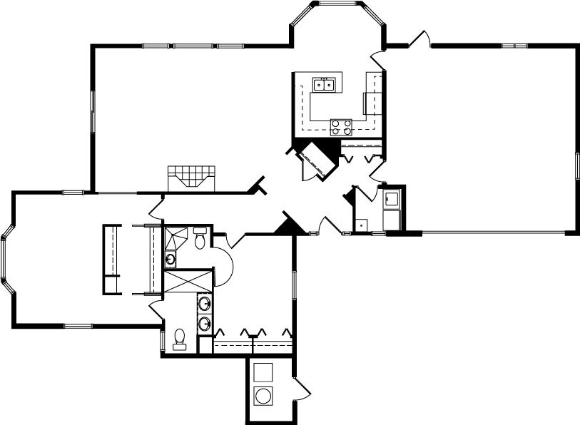 Two Bedroom (Villa) Blueprint